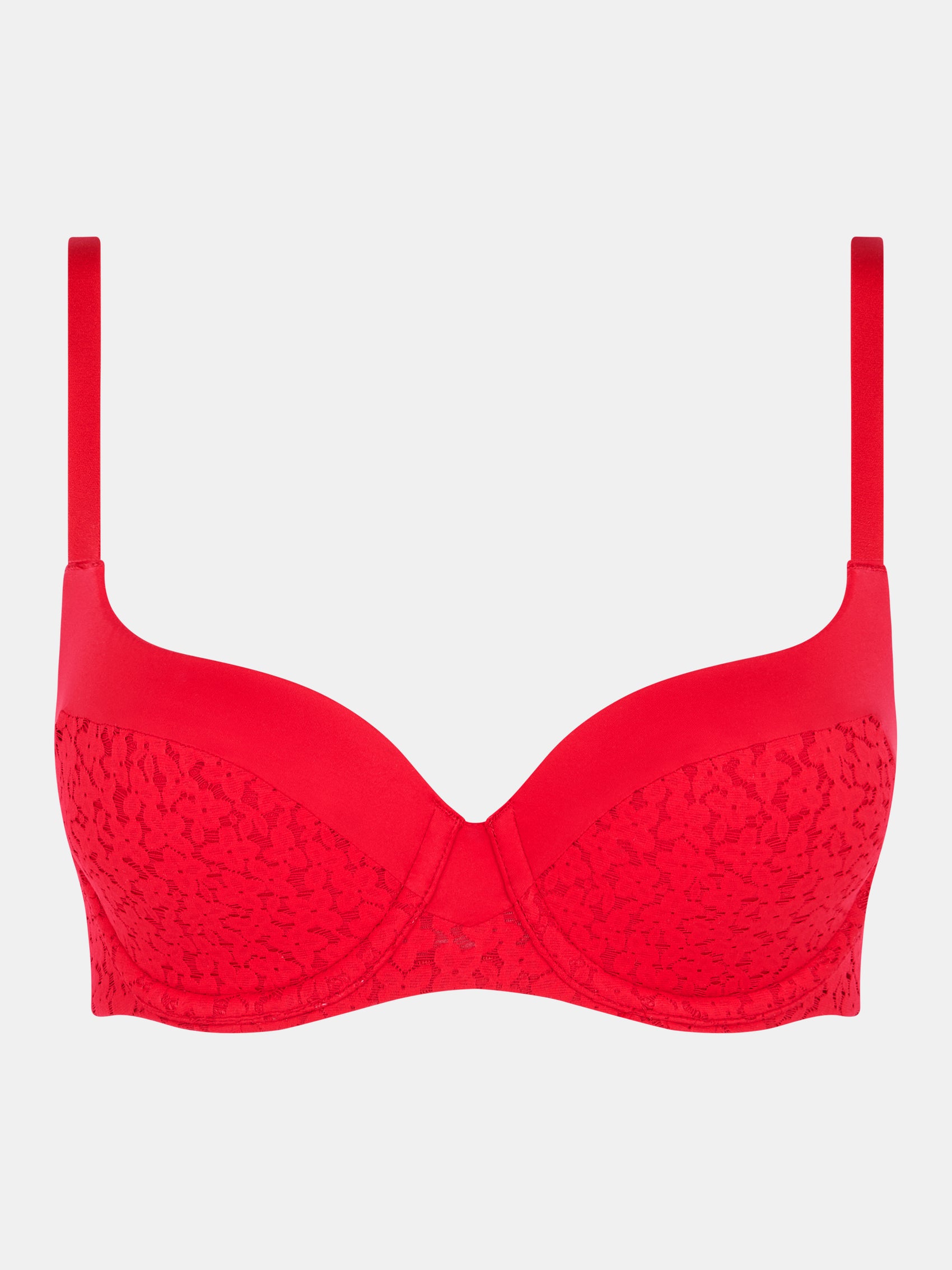 Hartvormige BH Chantelle EasyFeel - Norah - Rood - 0YU