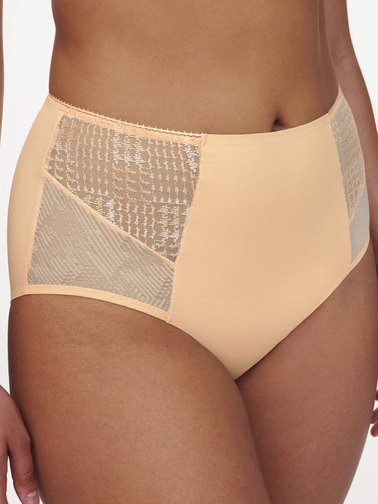 Culotte taille haute Chantelle - Intrigue - Jaune - 056