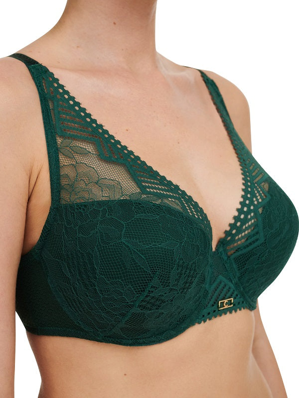 Soutien-gorge plongeant Chantelle - Origins - Vert - 00R