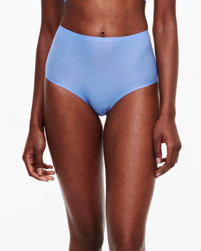 Culotte taille haute Chantelle - Softstretch - Bleue - 0P2
