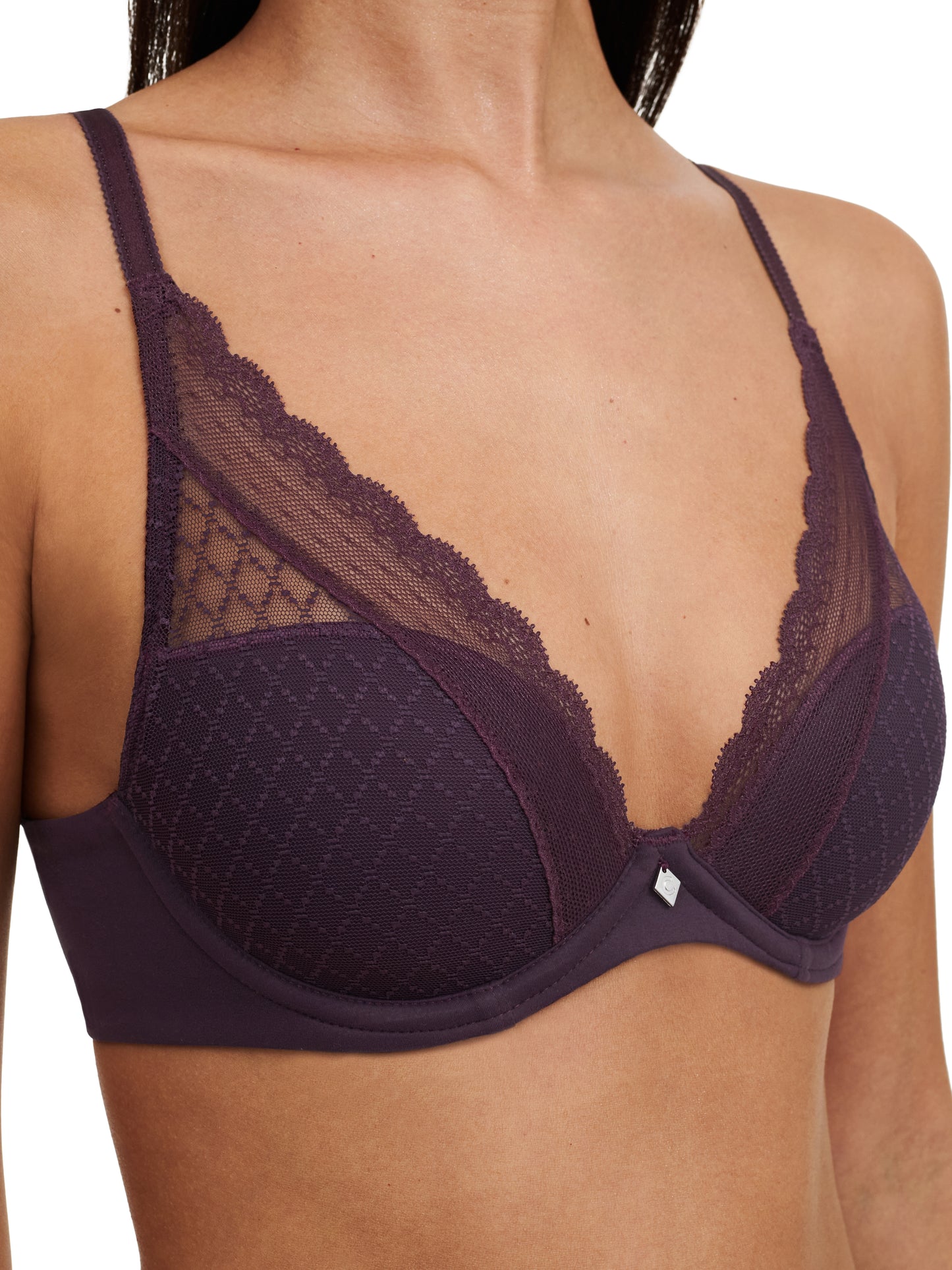 Plunge BH Chantelle EasyFeel - Norah Chic - Bordeaux - 0UA