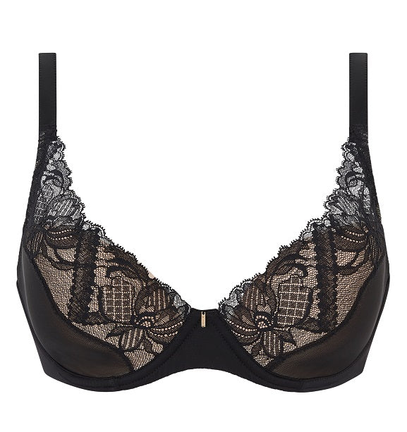 Soutien-gorge plongeant Chantelle - Orangerie Dream - Noir - 011