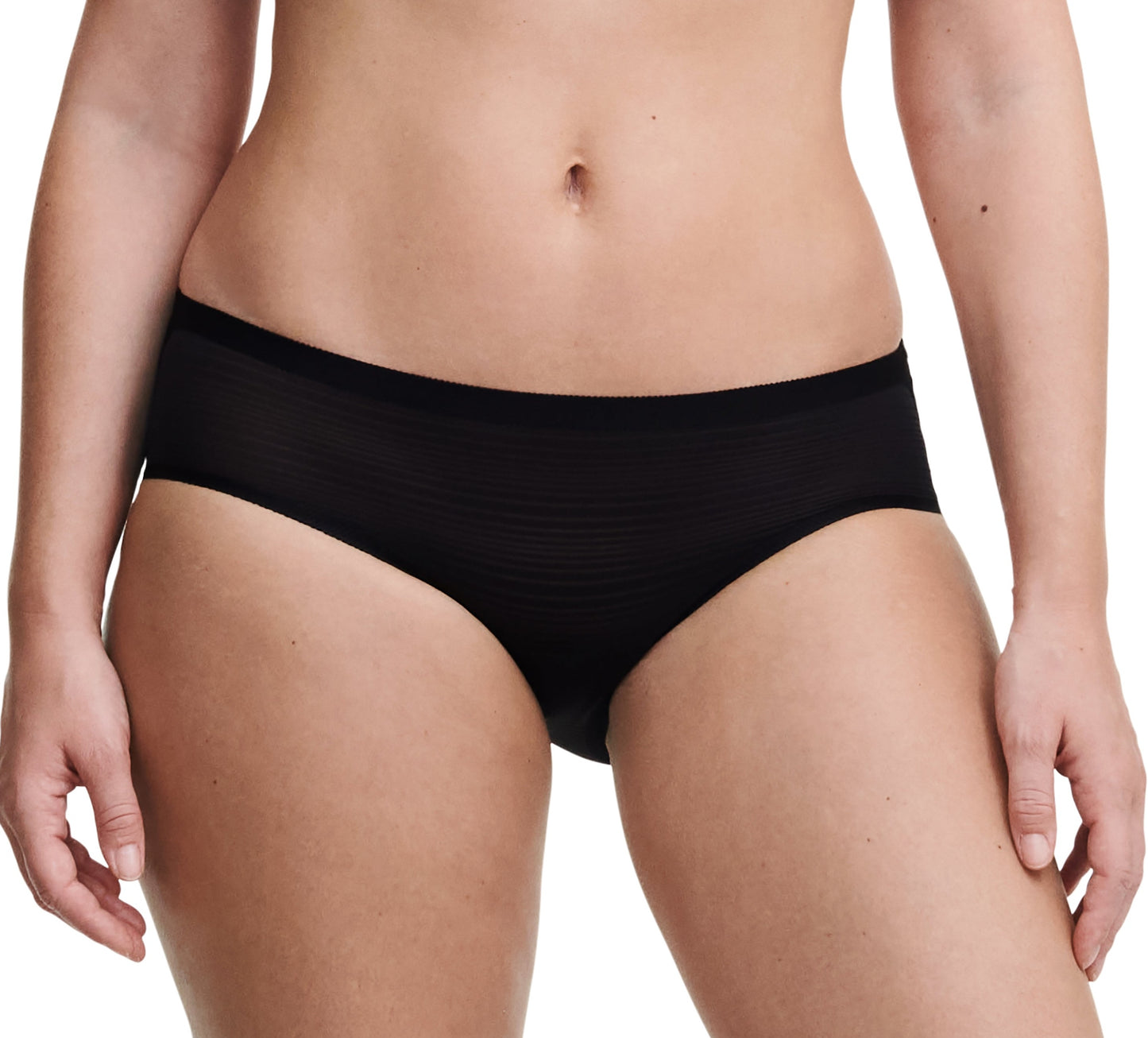 Hipster Chantelle - Softstretch Stripes - Noire - 011