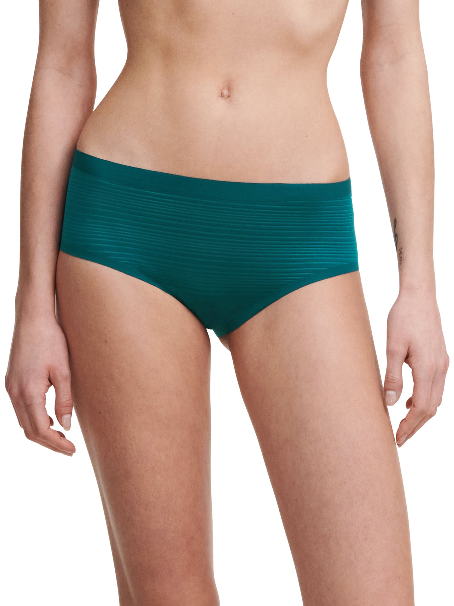 Hipster Chantelle - Softstretch Stripes - Verte - 0BK