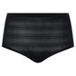 Culotte taille haute Chantelle - Softstretch Stripes - Noire - 011