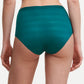 Culotte taille haute Chantelle - Softstretch Stripes - Verte - 0BK