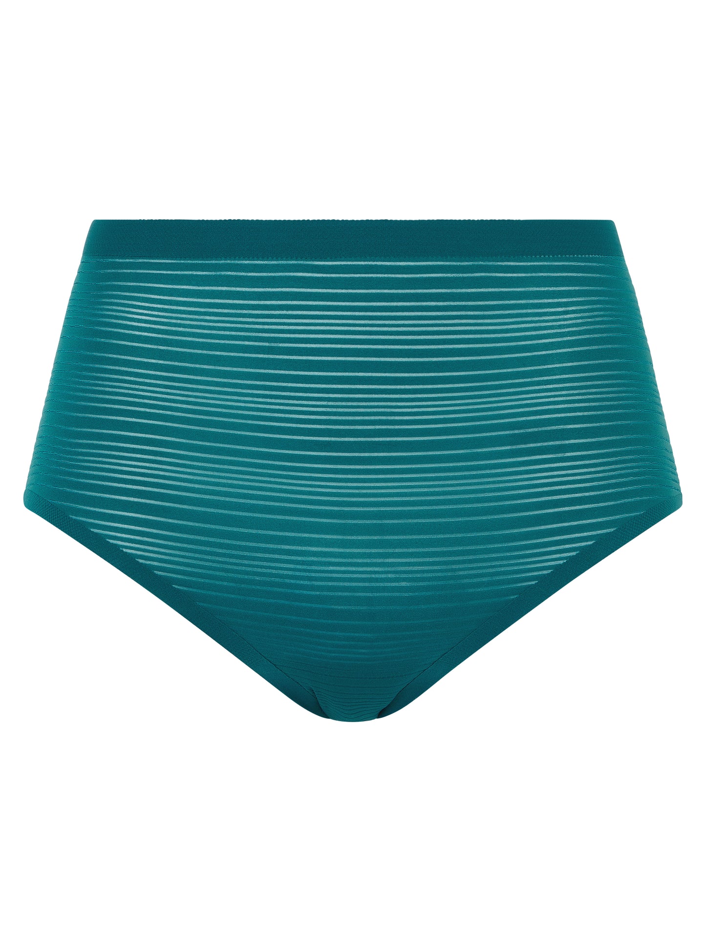 Culotte taille haute Chantelle - Softstretch Stripes - Verte - 0BK