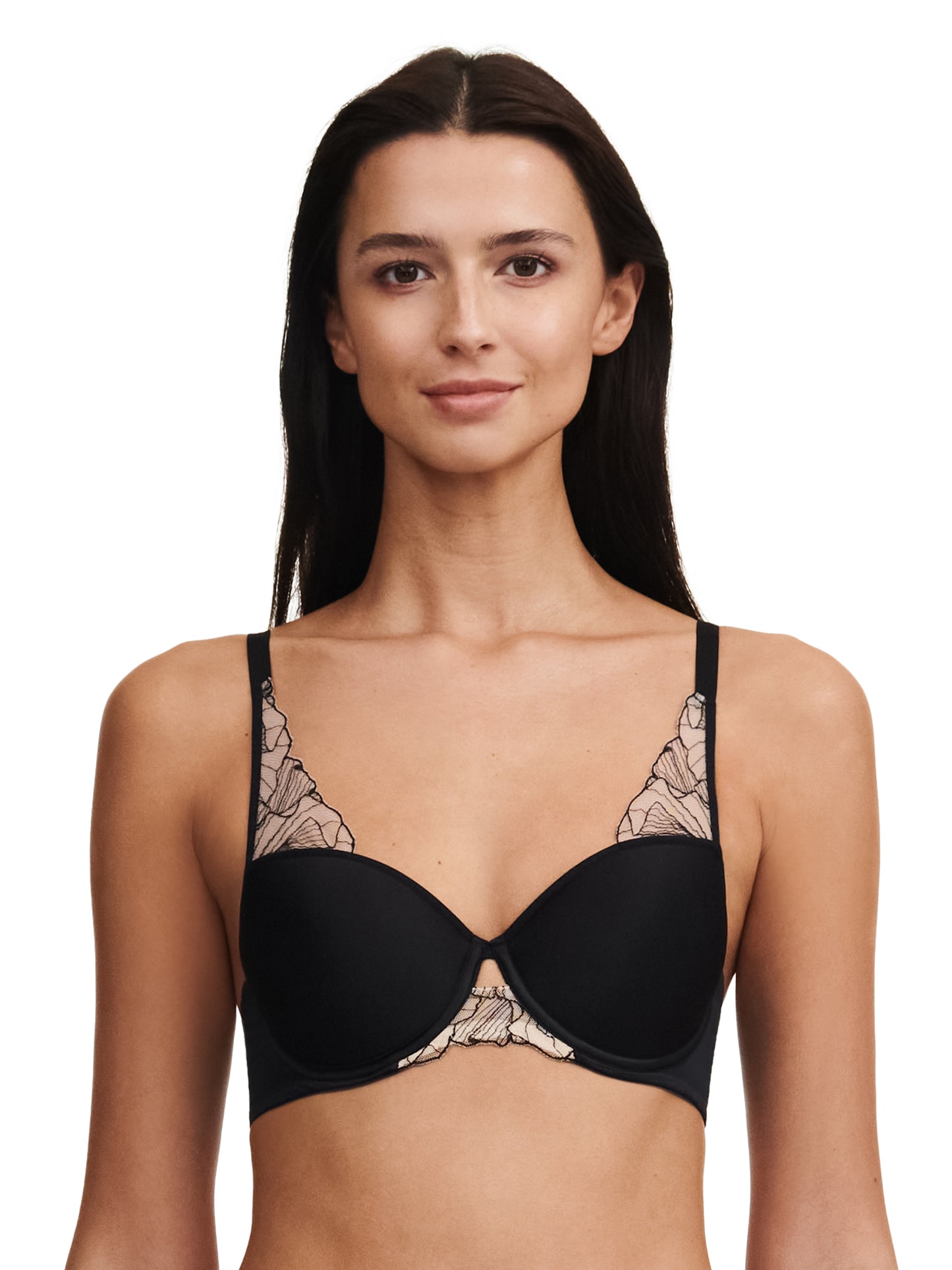Balconette BH Chantelle Pulp - Tattoo Love - Zwart - 0V9