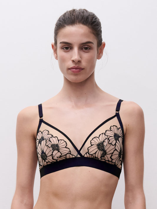 Bralette BH Chantelle Pulp - Lush - Zwart - A38