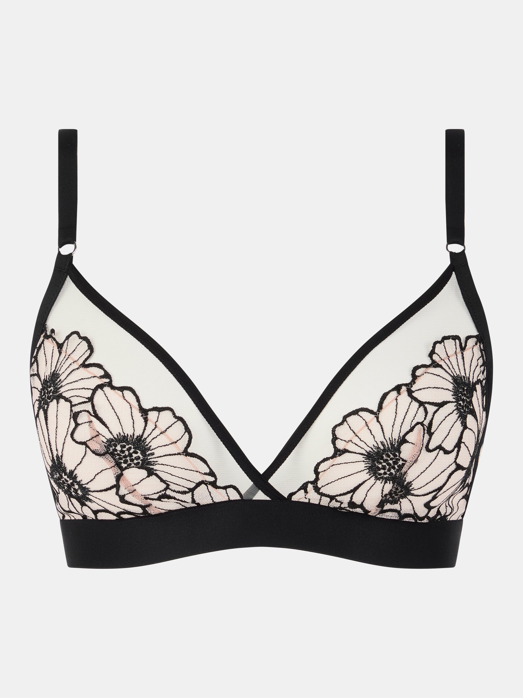 Bralette BH Chantelle Pulp - Lush - Zwart - A38
