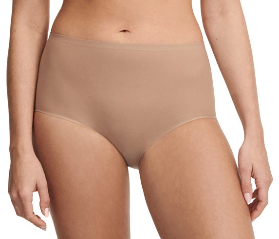 Culotte taille haute Chantelle - Softstretch - Marron - 02T