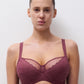 Balconette BH Chantelle EasyFeel - Floral Touch - Bordeaux - 0K7