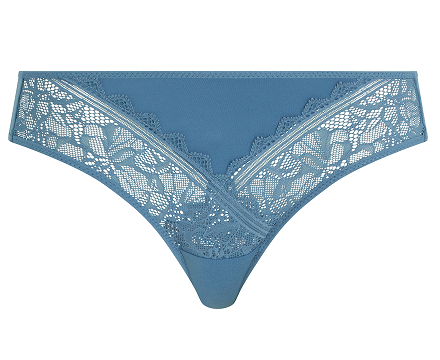 Slip Chantelle EasyFeel - Floral Touch - Blauw - 00C
