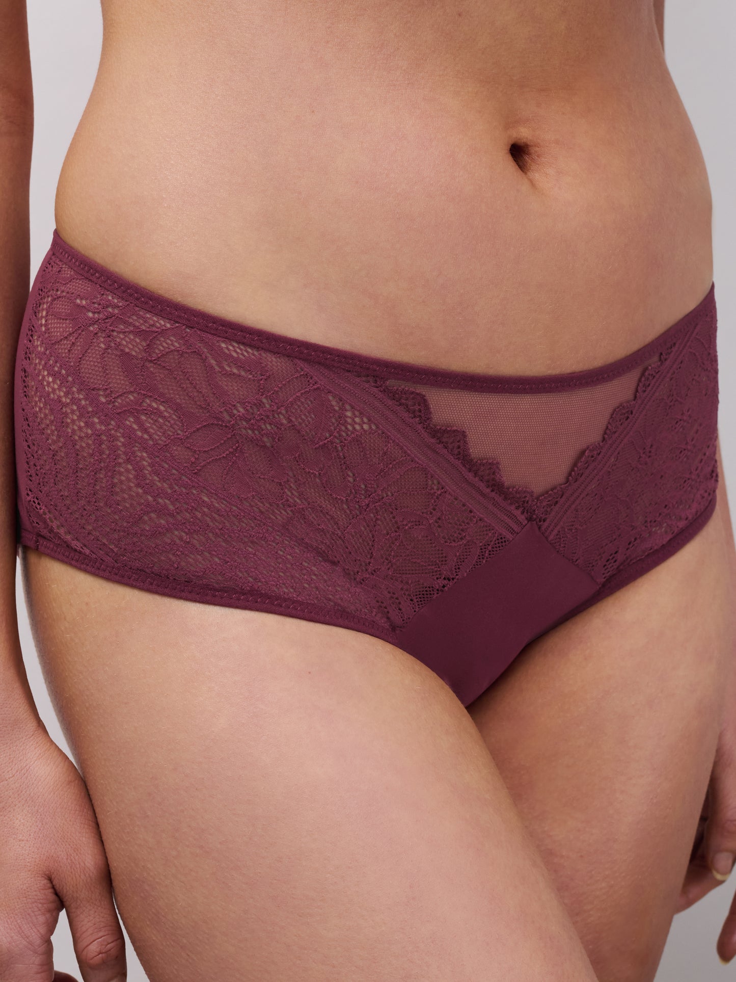 Hipster Chantelle EasyFeel - Floral Touch - Bordeaux - 0K7