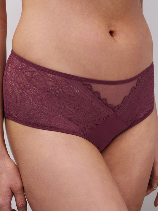Hipster Chantelle EasyFeel - Floral Touch - Bordeaux - 0K7