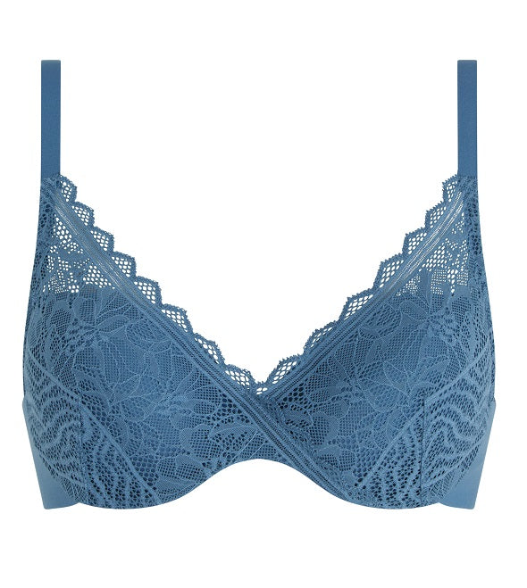 Full cup BH Chantelle EasyFeel - Floral Touch - Blauw - 00C