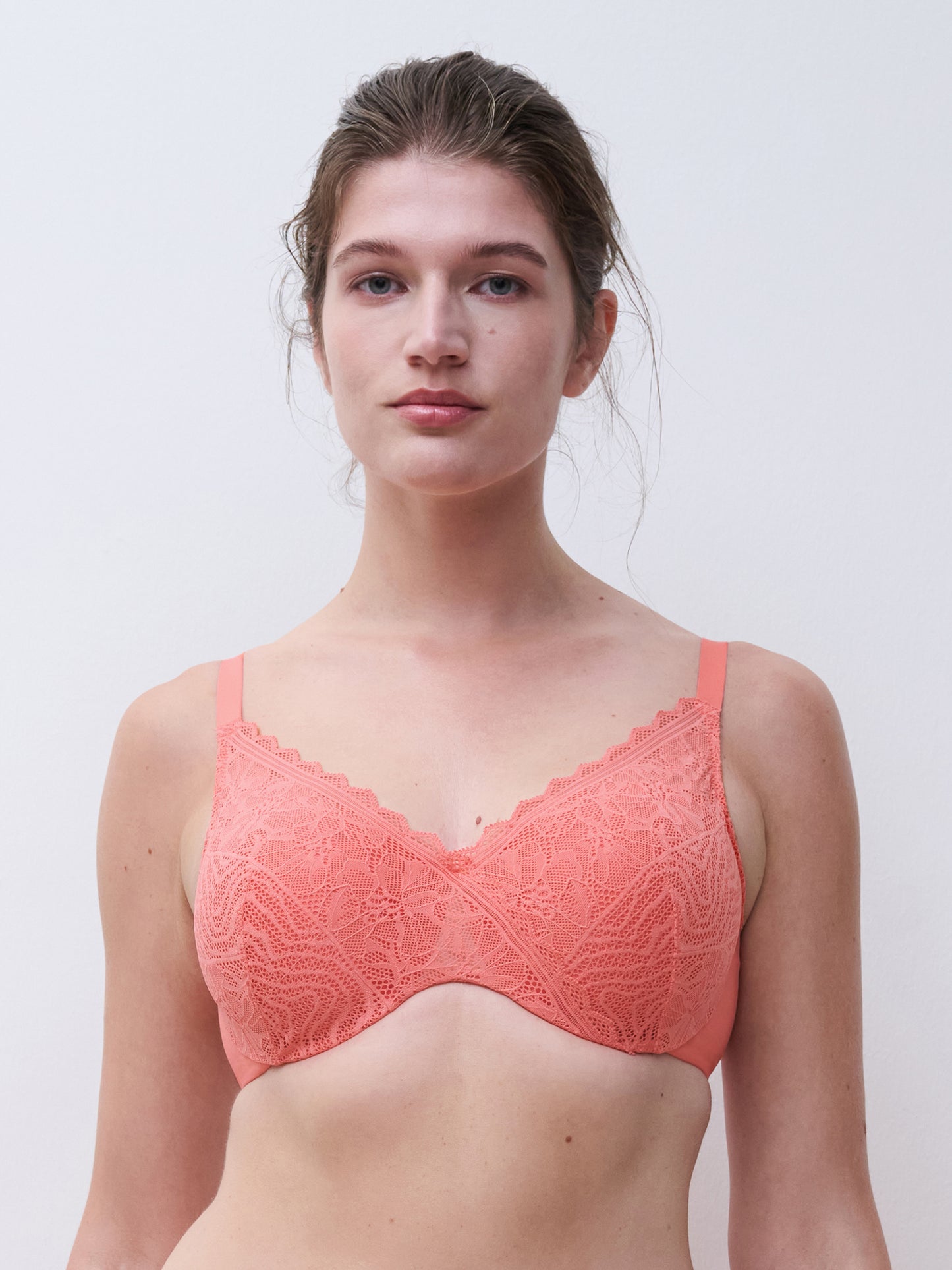 Full cup BH Chantelle EasyFeel - Floral Touch - Oranje - 0LU