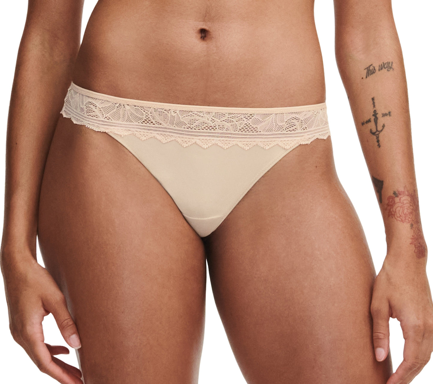 String Chantelle EasyFeel - Floral Touch - Beige - 01N