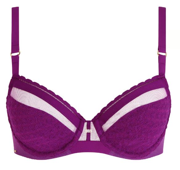 Soutien-gorge emboîtant Chantelle - Monogram - Violet - 0U4
