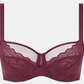 Balconette BH Chantelle EasyFeel - Floral Touch - Bordeaux - 0K7