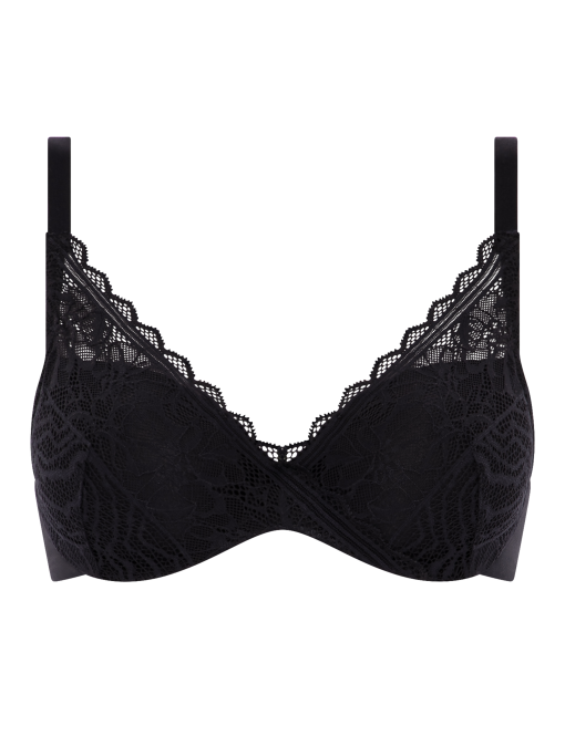 Full cup BH Chantelle EasyFeel - Floral Touch - Zwart - 011