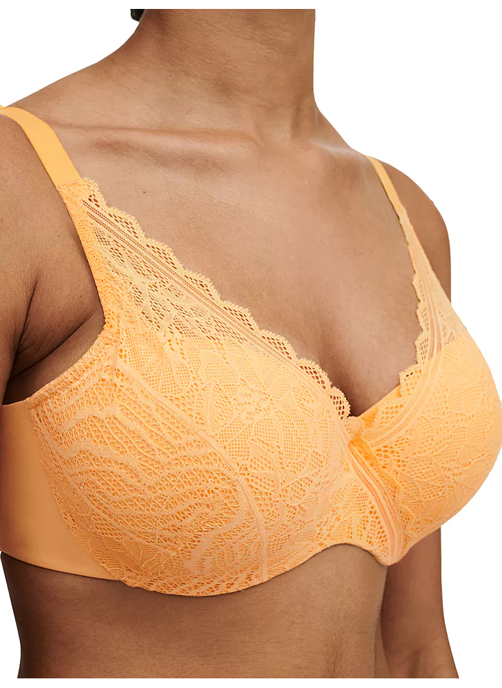 Hartvormige BH Chantelle EasyFeel - Floral Touch - Geel - 054