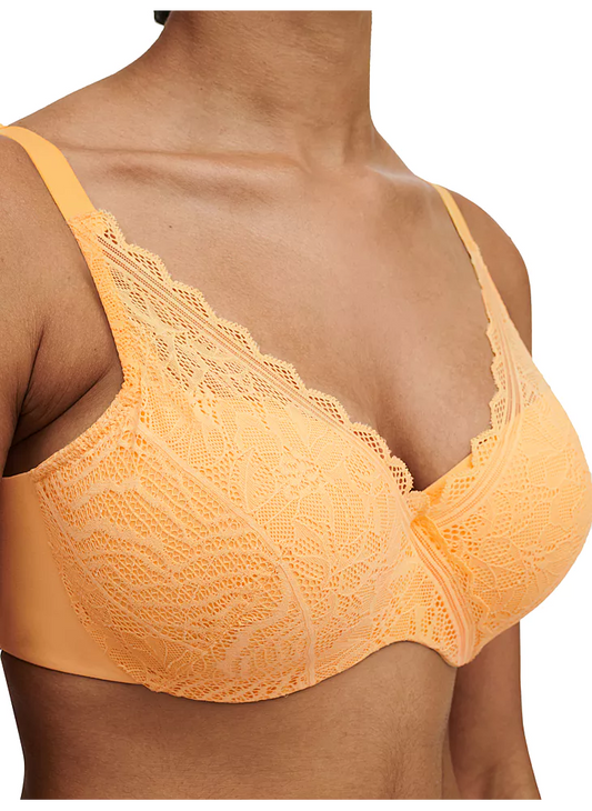Hartvormige BH Chantelle EasyFeel - Floral Touch - Geel - 054