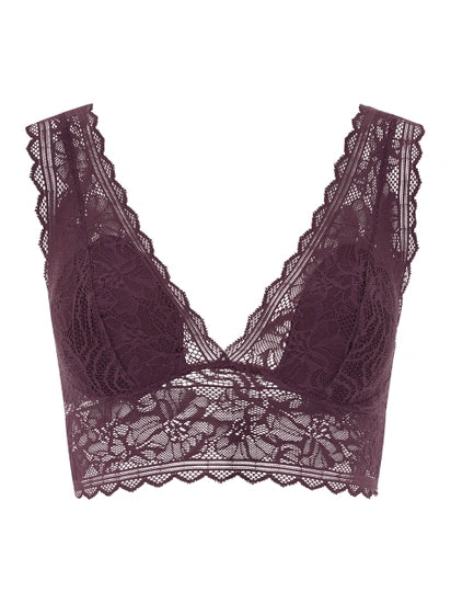 Hartvormige BH Chantelle EasyFeel - Floral Touch - Paars - 032