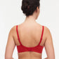 Soutien-gorge plongeant Femilet - Delicate Blossom - Rouge - 0JY