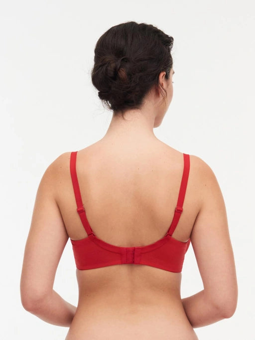 Soutien-gorge plongeant Femilet - Delicate Blossom - Rouge - 0JY