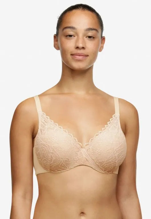 Full cup BH Chantelle EasyFeel - Floral Touch - Beige - 01N