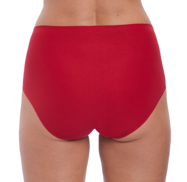 Culotte taille haute Fantasie - Smoothease - Rouge - RED