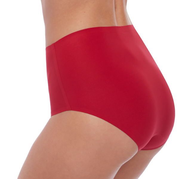 Culotte taille haute Fantasie - Smoothease - Rouge - RED