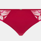Culotte Chantelle - Fleurs - Rouge - B01