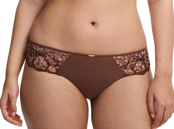 Culotte Chantelle - Fleurs - Marron - 0WF