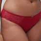 Culotte Chantelle - Fleurs - Rouge - B01
