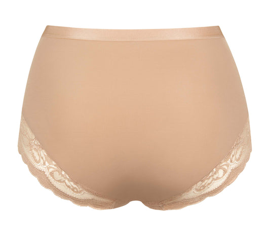 Culotte taille haute Lisca - Evelyn - Beige - SA