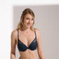 Soutien-gorge push-up Lisca - Naty - Bleu - 43