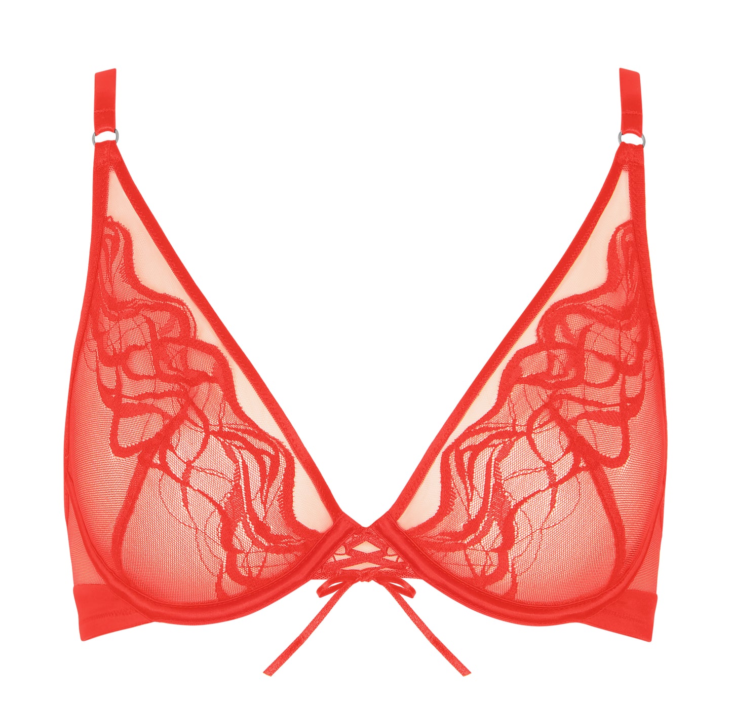 Soutien-gorge plongeant Lisca - Dione - Orange - PA