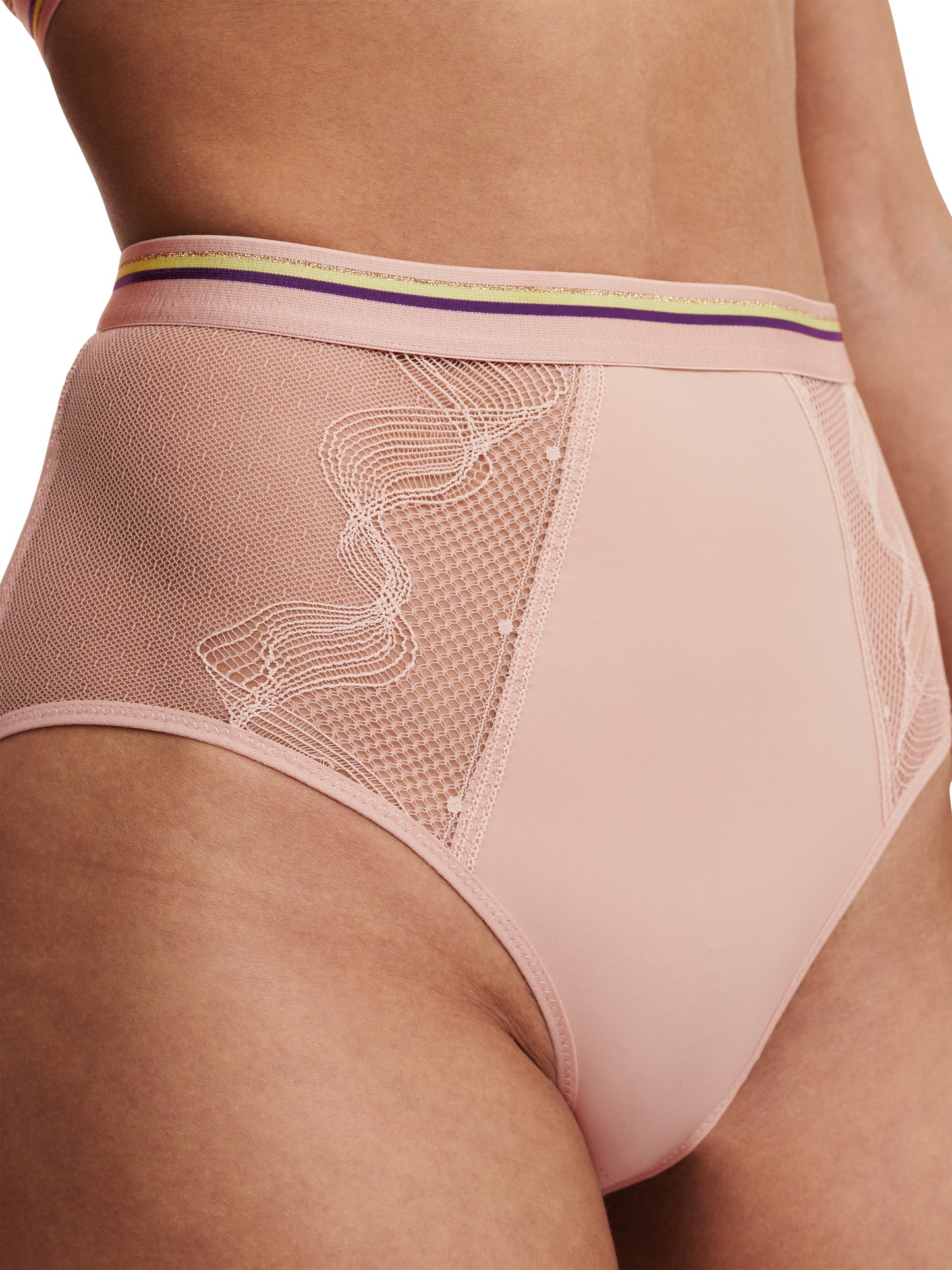 Culotte taille haute Passionata - Paola - Rose - 0RG