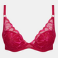 Soutien-gorge plongeant Chantelle - Fleurs - Rouge - B01