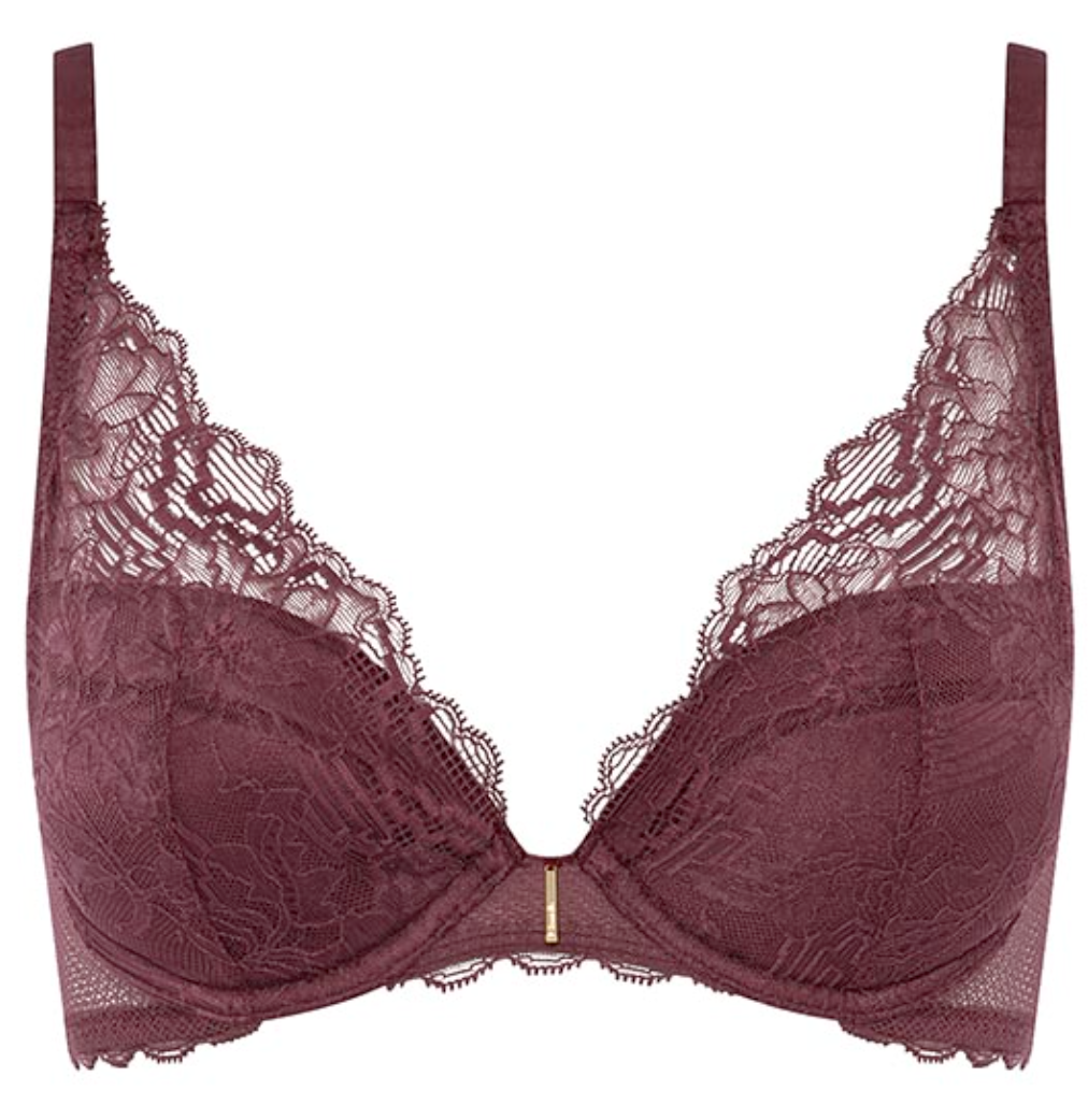 Soutien-gorge push-up - Chantelle - Waltz - Bordeaux - 07L