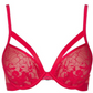 Soutien-gorge push-up - Lisca - Flamenco - Rouge - RF