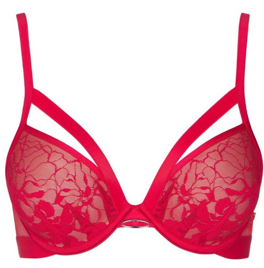 Soutien-gorge push-up - Lisca - Flamenco - Rouge - RF