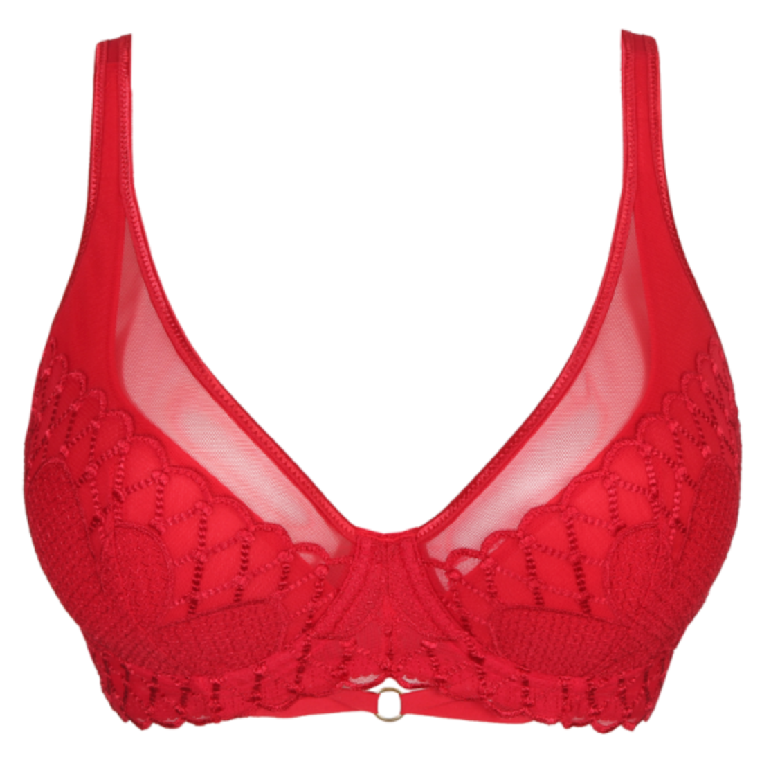 Soutien-gorge plongeant - PrimaDonna - Vya - Rouge - STK