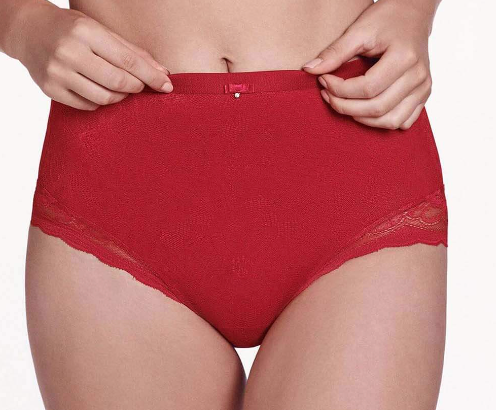 Culotte taille haute Lisca - Evelyn - Rouge - A1