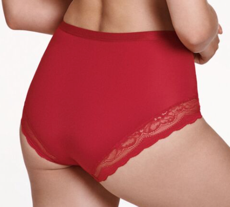 Culotte taille haute Lisca - Evelyn - Rouge - A1