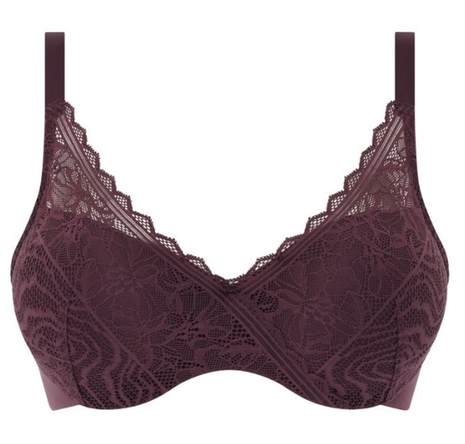 Soutien-gorge emboîtant - Femilet - Floral Touch - Violet - null