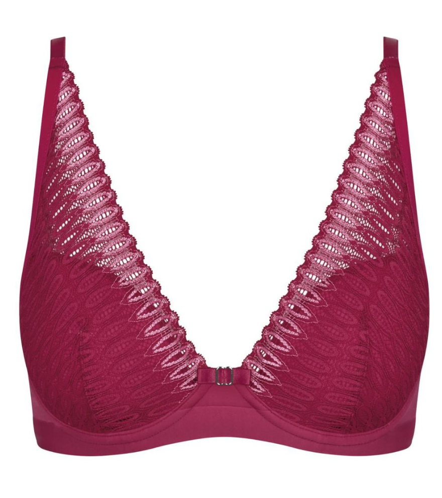 Soutien-gorge plongeant - Triumph - Aura Spotlight - Rouge - null