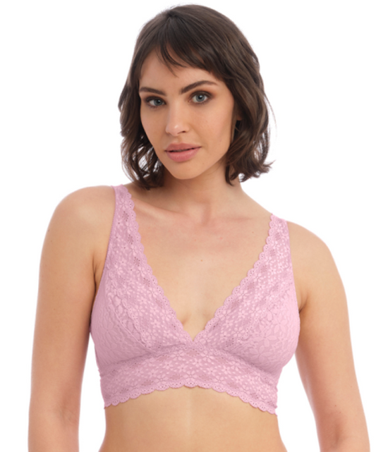 Bralette BH Wacoal - Halo Lace - Rose - 521